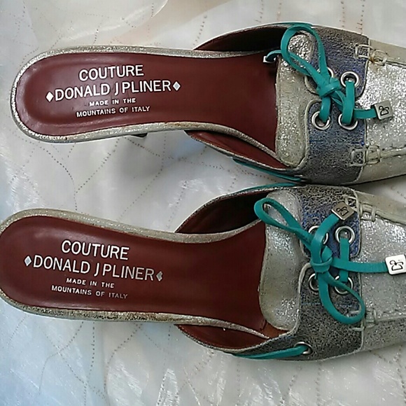 Donald J Pliner Couture Lake Mules Size 7 - Picture 7 of 8
